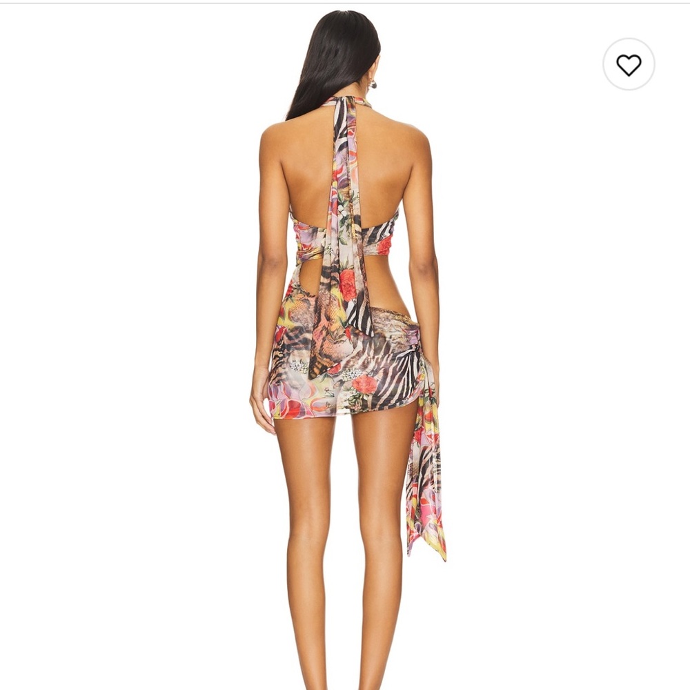 Jaded London Multicolor Halter Dress - Picture 2 of 3